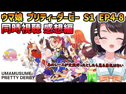 【ウマ娘 S1 EP5-8 同時視聴】大空スバル 感想編 サイレンススズカの怪我を観たスバル #大空スバル #切り抜き