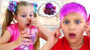 827K views · 10K reactions | Diana and Roma Learn Colors with Yummy Fruits and Vegetables | Children playing ground | Facebook