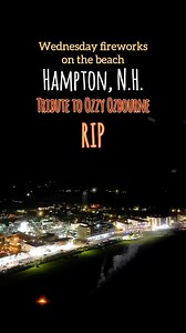 Wednesday night fireworks at Hampton Beach New Hampshire. #Fireworks #beachfireworks #americanthunderfireworks #seacoastnh #ozzy | Stephen Rideout