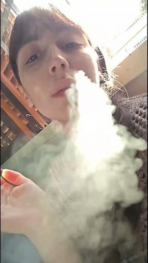 cute young girl smoking asmr video | ig: goddess_of_smoke #smokefetish
