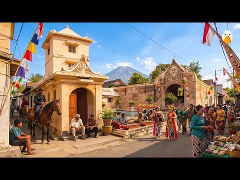 Yogyakarta, Indonesia🇮🇩 A Magical City of Temples, Royals & Volcanoes (4K HDR)