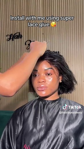 Super Lace Glue Hair Installation Tutorial
