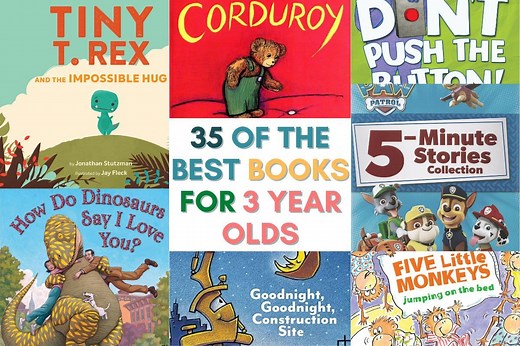 35 Best Books for 3 Year Olds to Read Aloud (Everyone Will Love!)
