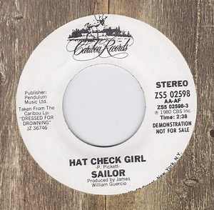 Sailor - Hat Check Girl