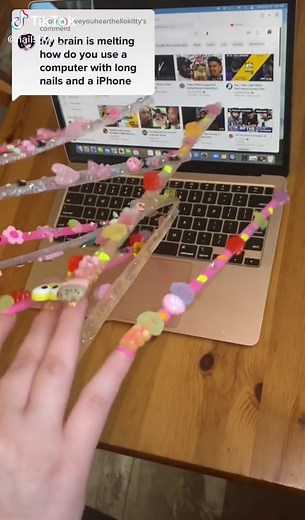 Nail Art Tutorial: Typing Fast with Long Nails on Computer and Phone