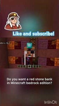 Red stone bank part 2 is here! #minecraft #mumbojumbo