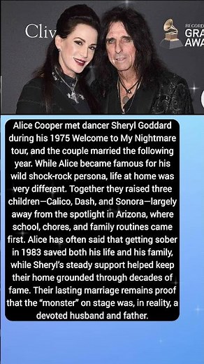 “Alice Cooper’s Greatest Success Wasn’t Music—It Was Family ❤️”