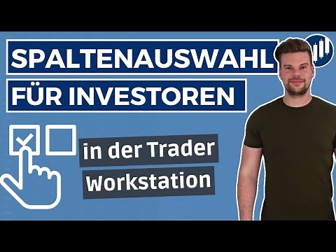 TWS-Einstellungen für Dividendeninvestoren - Welche Daten sind wichtig?