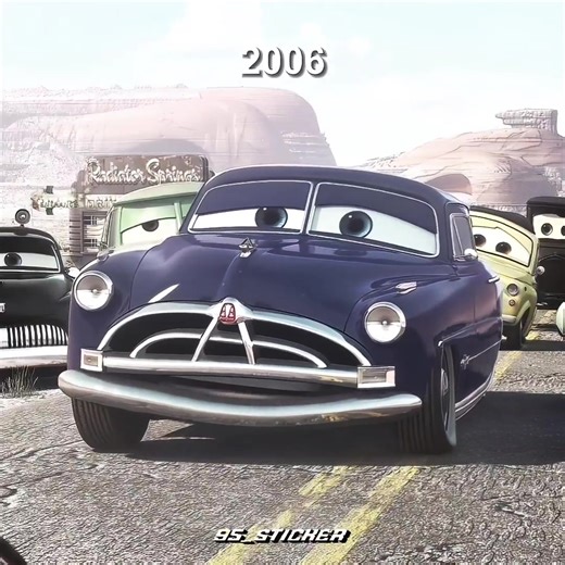 1954 Pixar Cars Race: Lightning McQueen vs Doc Hudson
