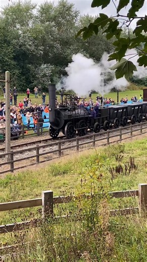 Locomotion No. 1 (replica) sets off the Stockton & Darlington Railway 200th anniversary celebrations as it departs from the Locomotion Museum demonstration line on a gradual journey From Shildon to Darlington to join in on the festivities at Hopetown. Riding on the train was His Royal Highness Prince Edward, Duke of Edinburgh (The Brother of the King) and Vice Admiral Sir Tim Laurence. Also today marks the 200th anniversary of the world’s first public passenger train on the Stockton & Darlington