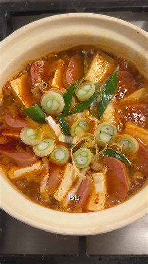 Easy Korean Spicy Spam and Tofu Stew Recipe