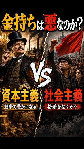 金持ちは悪なのか？ #資本主義 #社会主義