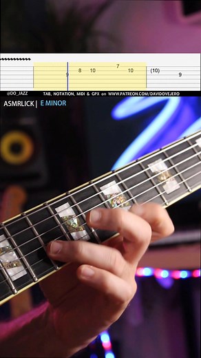 Pdf(tab/notation) on Patreon (David Ovejero) 📚🎸 #guitarlesson #jazzguitar #do_jazz #guitarlicks #guitarteacher #guitartips #improvisation #guitarsolo #fusionguitar | David Ovejero