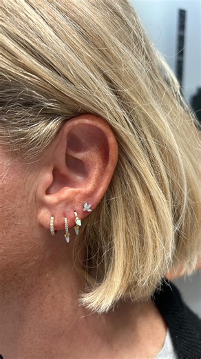 Melissa - Pierce to be Fierce on Instagram: "People say they want a curated ear… but then choose random piercings without an anatomy-based plan. Later, they wonder why their ear feels busy, unbalanced, or they are ‘missing something’. A beautiful pierced ear isn’t about how many piercings you get. It’s about how they work together. There’s a difference between collecting piercings and an earcuration. Choose your piercer wisely ✨ #reellove2026 #earcuration #piercinginspiration"