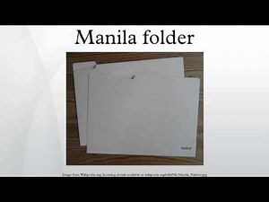 Manila folder
