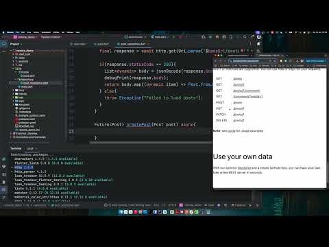 Flutter Get and Post Request