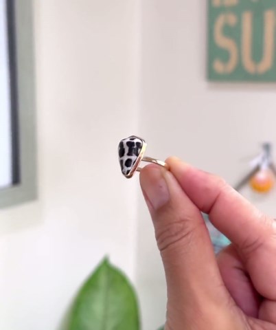 Beautiful Hebrew Shell Ring/14k Gold Filled/size 7 - Etsy