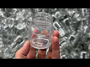Glass Jar Manufacturing Process | Small Glass Bottle Making Full Factory
