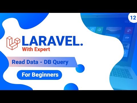 12. Read Data Using DB Query #laravel #crud #databasequeries #dataretrieval