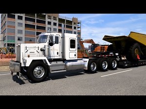 Moving a Massive CAT Heavy Haul Truck - (Kenworth C500) - American Truck Simulator