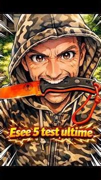 Couteau Bushcraft -Survie : Esee 5 - Le couteau de survie presque indestructible ?