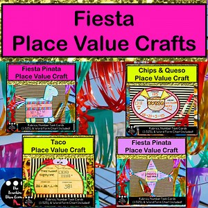 Fiesta Math Place Value Crafts