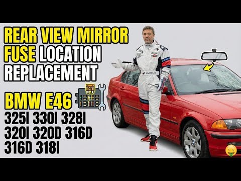 How to Fix Non-Working Rear View Mirror BMW E46 (Fuse Replacement DIY)