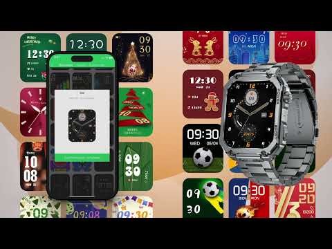 Smart Watch EF2 install software and connect bluetooth EF2