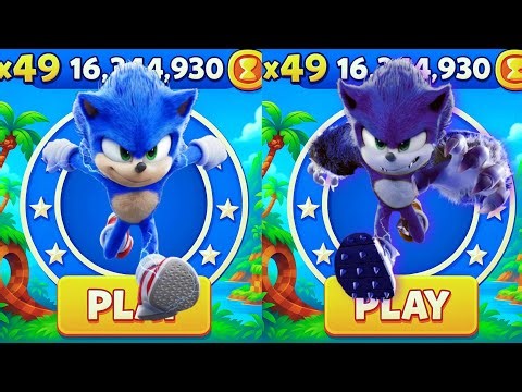 Sonic Dash - Movie Sonic VS Werehog Dash _ Movie Sonic vs All Bosses Zazz Eggman