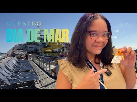 A day at sea on the Carnival Freedom... Handing out Cruise Ducklings! A rescued duckling...