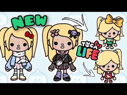🥰 New Clothes Hello Kitty Toca Life World New Pakage! New clothes from the Hello Kitty Package