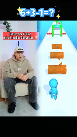 Kumpel hat heiße Schwester😍😂 Lewinray #shorts