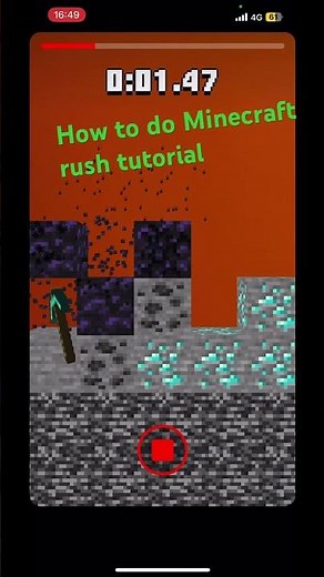 How to do Minecraft rush tutorial