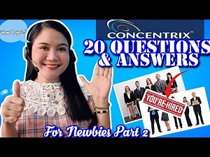 TOP 20 CONCENTRIX CALL CENTER INTERVIEW QUESTIONS & ANSWERS FOR NEWBIES 2026 | NAYUMI CEE 💙