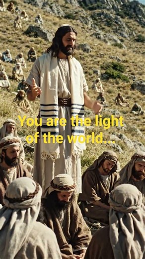 Jesus preaching - You are the light of the world