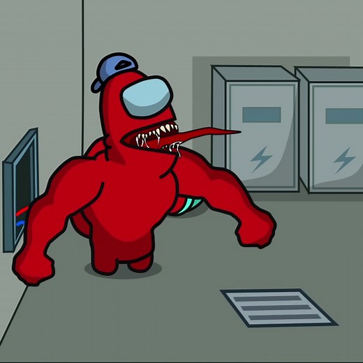 Анимация импостера в игре Among Us