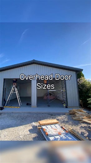 Standard overhead door sizes for #shops #barns and #garages | Farrow Built