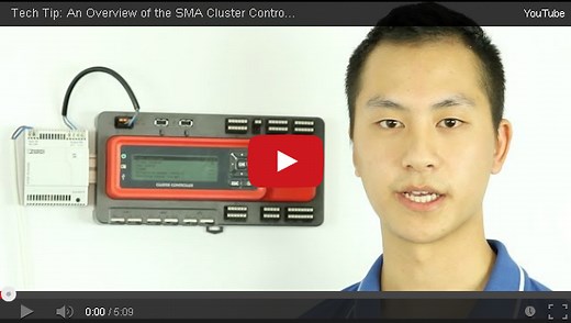 Tech Tip: An Overview of the SMA Cluster Controller - Sunny. SMA Corporate Blog