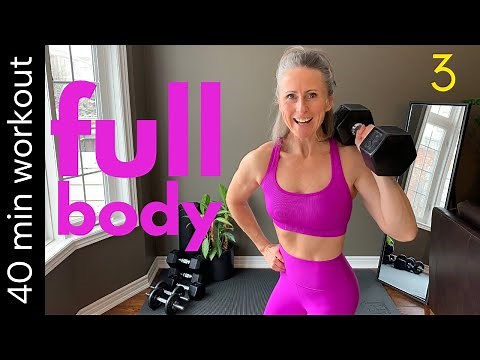 Full body MUSCLE + STRENGTH workout at home