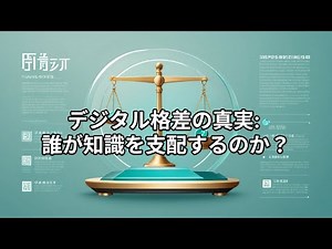 デジタルデバイドが生む認識的不正義とは？情報格差の哲学的分析と解決策
