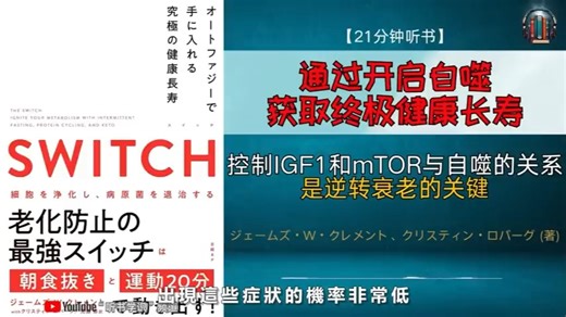 ＂您知道吗？控制IGF1和mTOR与自噬的关系是逆转衰老的关键！＂🌟【21分钟讲解