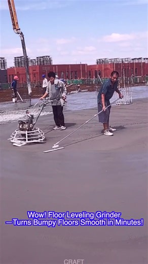 Wow! Floor Leveling Grinder—Turns Bumpy Floors Smooth in Minutes!