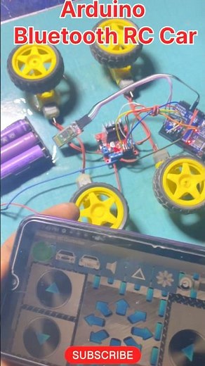 Arduino Bluetooth RC Car| How to Make DIY Bluetooth Car Using Arduino & L298N#shortvideos #diy