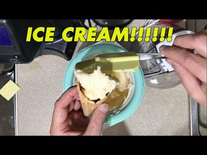 Making Ice Cream with Lidl Silvercrest Ice Cream Maker SECM 12 B5
