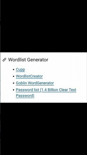 wordlist generator #short#yt#wordlistwithmeaning