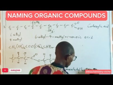 NAMING ORGANIC COMPOUNDS