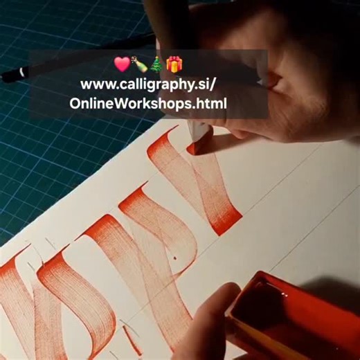Loredana Zega on Instagram: "Flame Script soon on Zoom! #calligraphyworkshop #calligraphy"