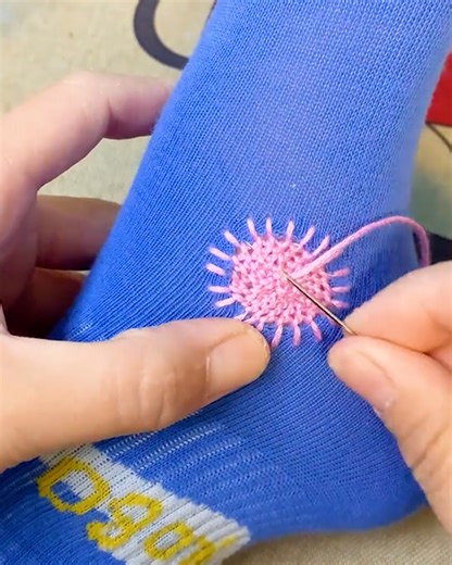 31K views · 193 reactions | Mending socks with beautiful patterns罹 | Simple Life | Facebook