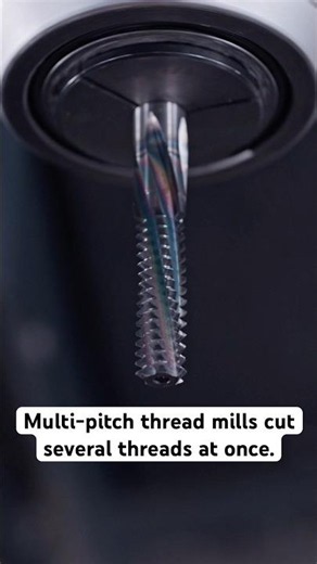 Multi Pitch Thread Mill #cnc #cncmachining #cncmachine