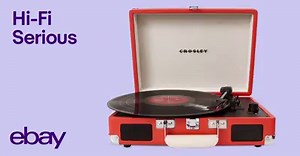 The Crosley Cruiser Turntable - how music should be! | eBay.co.uk